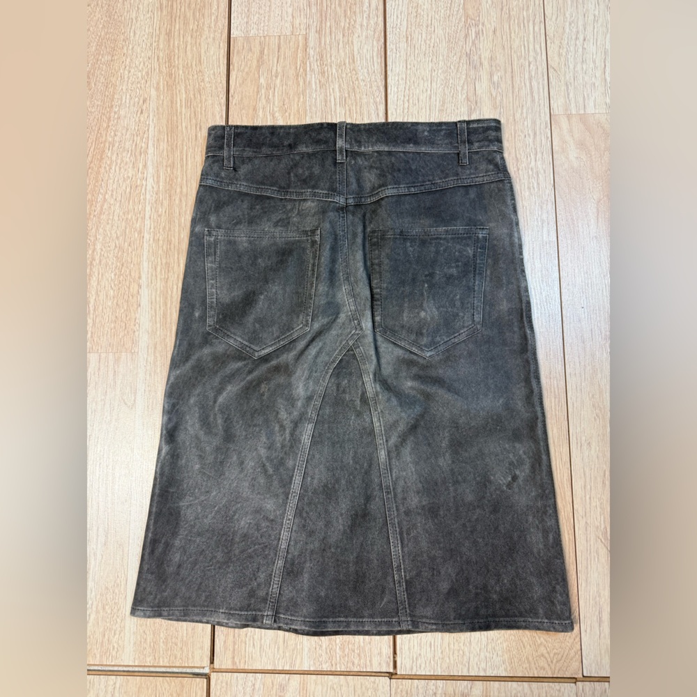 Isabel Étoile Marant Fiali Lambskin Leather Skirt - Picture 9 of 9